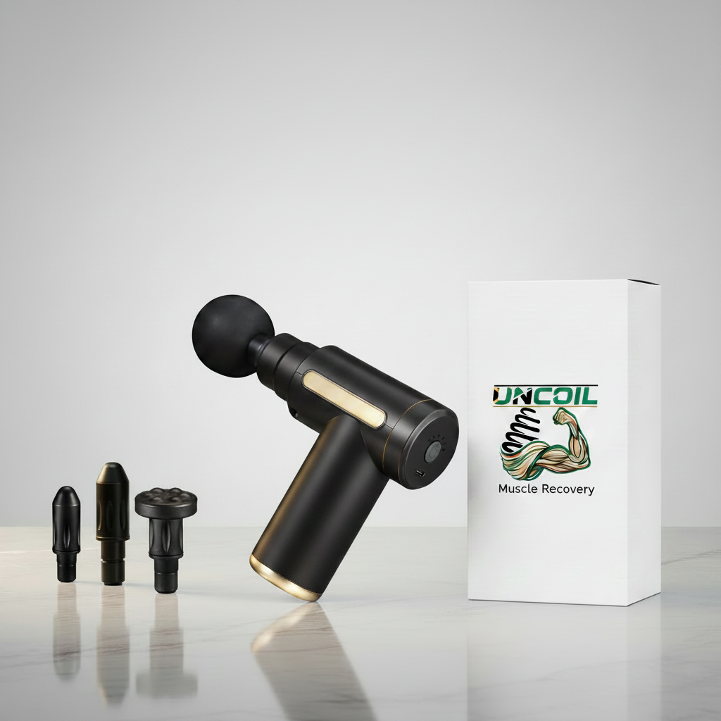 Black Massage Gun - Box Shot