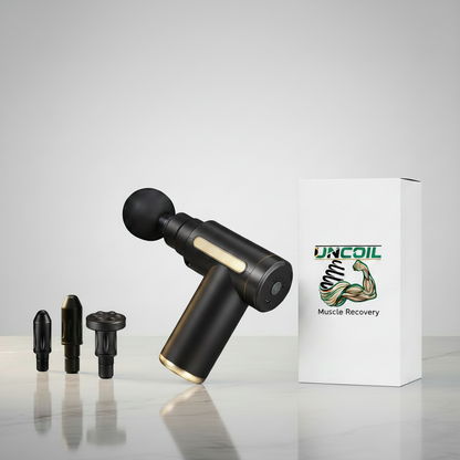 Black Massage Gun - Box Shot