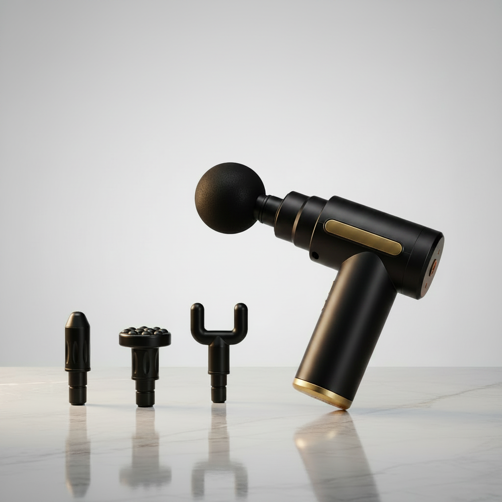 Black Massage Gun - Marble Shot